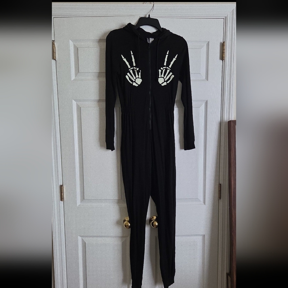 Skeleton Hands Onesie- Glow In The Dark